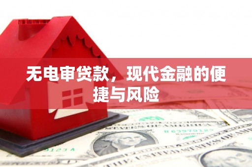 义竹无电审贷款，现代金融的便捷与风险