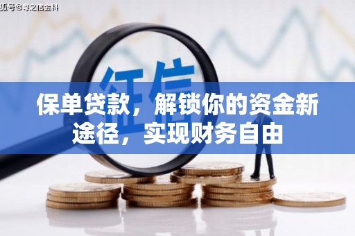 义竹保单贷款，解锁你的资金新途径，实现财务自由