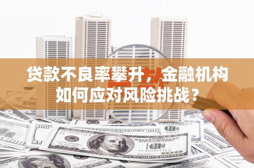 义竹贷款不良率攀升，金融机构如何应对风险挑战？